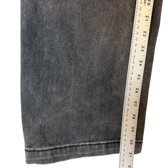 J. Galt Gray Straight Leg Subtly Distressed Cotton Denim Pants Womens Small - Picture 6 of 7